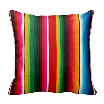Colorate Stil Mexican Arunca Pernă De Moda Curcubeu Perna Acasă Pernă Acoperă 8