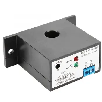 Comutator buton Normal Deschis / închis senzorul de Curent Comutare Reglabil AC 0.2-30A SZC23-FĂRĂ-AL-CH 5