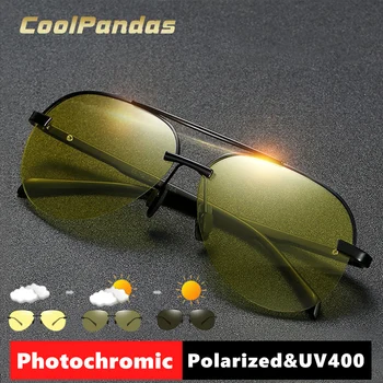 CoolPandas Design de Brand Polarizat ochelari de Soare Barbati Fotocromice de Conducere Ochelari Femei Clasic Protecție UV400 zonnebril heren