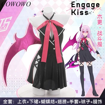 COWOWO Anime! Se angajeze Sărut Kisara Costum de Luptă Frumoasă Uniformă Cosplay Costum Petrecere de Halloween Activitate Costum Joc de Rol Femei S-XL 10