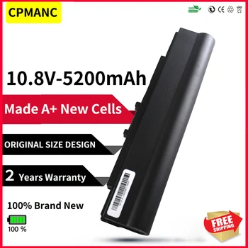 CPMANC 6Cell baterie Laptop UM09E31 UM09E32 UM09E71 UM09E36 pentru Acer Aspire 1410 1810T 1810TZ Negru 10