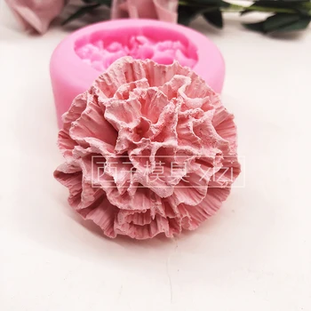 Crizanteme flori de mucegai 3D ciocolata instrument de copt Mori de cristal gel săpun mucegai aromoterapie mulaj 2