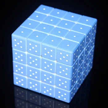Cub personalizat Imprimare UV 4x4x4 Braille Amprenta 3D Relief 4*4*4 Stickerless Cubo Magico Jucării Educative pentru Copii Baieti 9