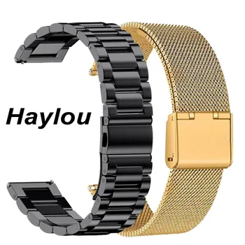 Curea de ceas Pentru Haylou RS4 Plus RT3 GST RT2 LS02 RS3 LS04 din Oțel Inoxidabil Curea 20mm 22mm Înlocuire Brățară 8