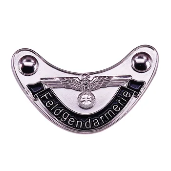 De-al treilea Reich Feldgendarmerie insigna pin purtat de Wehrmacht si Armata (Heer) & Waffen SS 8