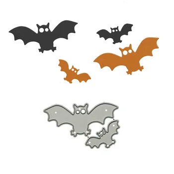 De Dimensiuni mici Bat Model de Tăiere de Metal Moare Scrapbooking Ambarcațiuni de Hârtie de Tăiere Mucegai Pentru DIY Halloween Carte de Invitație 3