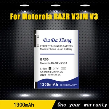 De mare Capacitate 1300mAh Baterie BR50 Pentru Motorola RAZR V3IM V3 V3i V3c V3E V3m V3T V3Z PEBL U6 Prolife 300 la 500 de Telefon 5