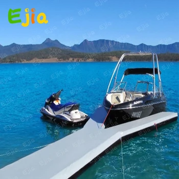 De Vânzare la cald 6/8m Plutitoare de Forma Y Gonflabile Y Ponton Platforma de Parcare Dock Pentru Jet Ski/Iaht/Barca 6