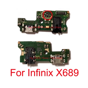 De înaltă Calitate Cu IC USB Port de Încărcare Conector Dock Bord Flex Cablu Pentru Infinix X689 Încărcător de Încărcare Port de Piese de schimb
