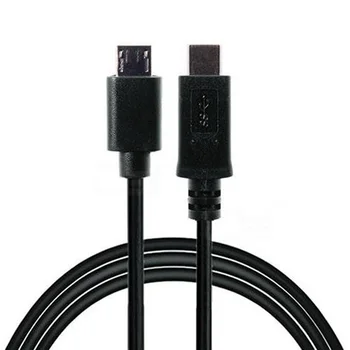 De înaltă calitate negru 1.0 M USB3.1 Tip C USB-C mascul la mascul Micro USB 2.0 cablu de transfer de date pentru U-disk, mouse-ul telefonului