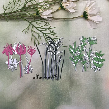 Diferite flori, frunze de Metal de Tăiere Moare Șabloane Muri Tăiate pentru DIY Scrapbooking Album Hârtie Carte de Relief