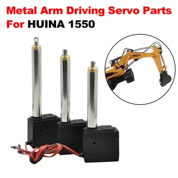 DIY Upgrade Braț de Metal de Conducere Servo Piese Pentru HUINA 1550 RC Șenile Mașină 15CH 2.4 G RC Metal Excavator cu Braț de Metal Parte 10