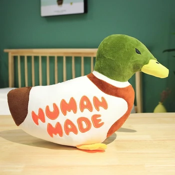 Drăguț 35cm Simulare Vii Rață Jucărie de Pluș Umplute Perna Omului a Făcut Realiste Verde Animal Sălbatic Cadou pentru Copii Amuzant Decor Acasă