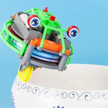 Electric Butuc Roată Creative Rotație Robot Gyro Linie Adult Copii Noutate Negru Tehnologie De Jucarii De Plastic De Relief De Stres Cadou 5