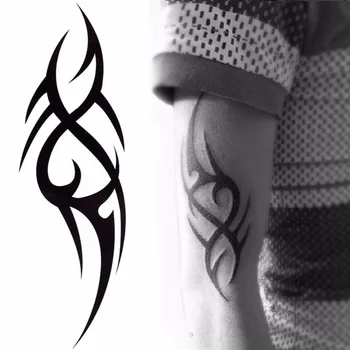 Elegant 3D Nou Om pe Jumătate Maneca Brațul Temporară Totem Autocolante Tatuaj Body Art Tatuaje Baieti Instrumente de Frumusete