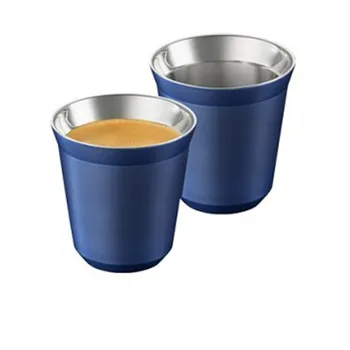 Espresso Cani 80ml 160ml Set de 2 ,Oțel Inoxidabil Cești de Espresso Set, Izolate de Cafea Ceai, Cani cu Perete Dublu Cupe mașină de spălat Vase în condiții de Siguranță 3