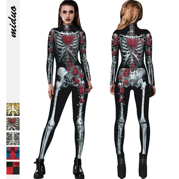 Exploziv craniu 3d de imprimare digitală pentru femei salopeta nou produs Europene și Americane de moda cosplay pantaloni
