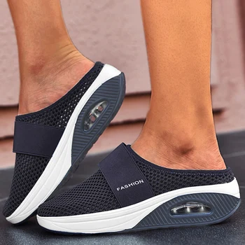Femei Sandale Respirabil Femei De Mers Pe Jos În Aer Liber, Papuci De Casă Tocuri Sandale Platforma Pantofi Femei Casual De Vara Pene Zapatos Mujer 9