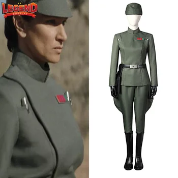 Femeile Stele Ofițer Imperial Cosplay Costum Wars Galactic Empire Obi Cosplay Wan Kenobi Uniformă Militară Costum, cu Pălărie, Pantofi