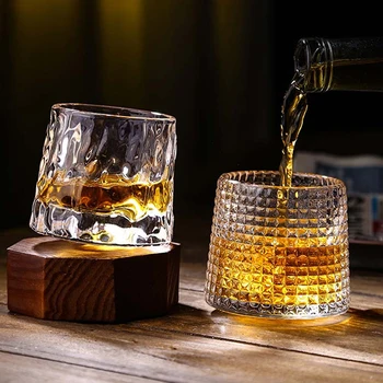 Filare Pahar De Whisky Whisky Pahare, De Modă Veche Bourbon Whisky Pahare