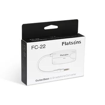 Flatsons Chitara/Bass Convertor Interfata Audio Conector Chitara Smart Kit pentru Telefon Inteligent, Comprimat Conexiune 1