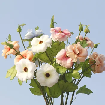 Flori Artificiale Lotus Buchet De Mătase Bujor Flores Mireasa Predarea Acasă Petrecerea De Nunta Decor