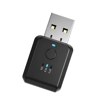 FM01 Bluetooth-compatibil 5.1 Auto Adaptor Audio Transmițător Receptor Două-in-One USB Adaptor Stereo 9