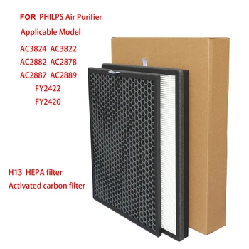 FY2420/30 FY2422 Carbon activ Filtru HEPA Foaie Filtru de schimb pentru Philips Purificator de Aer AC2889 AC2887 AC2882