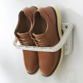 Fără sudură, montat pe Perete Raft de Pantofi de Depozitare Acasă tridimensionale de Perete Papuci de casă Raft Tocuri inalte Pantofi de Sport Raft de Depozitare Bagaje