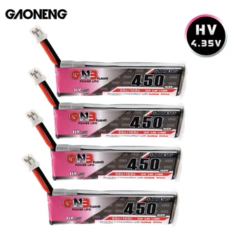 Gaoneng BNG 1S HV 4.35 V 450mAh Acumulator LiPo 80 Cu PH2.0 Plug pentru RC FPV Mici Drone TINY7