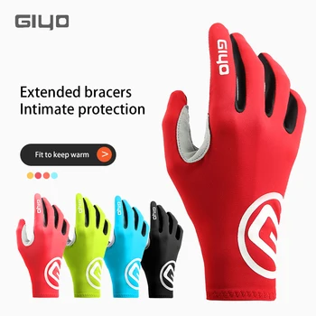 GIYO Plin Degete Mănuși de Ciclism Pentru Barbati Femei Ecran Tactil anti-Alunecare Respirabil rezistent la Șocuri MTB Road de Echitatie Biciclete Tactice Mănuși