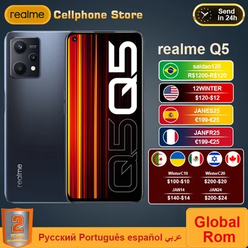 Global ROM realme Q5 6 mile Snapdragon 5G core 60W Super Charge 5000mAh Baterie 5G Smartphone 10