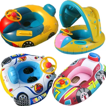 Gonflabile Pentru Copii Float Minte Inele De Inot Pentru Sugari Talie Inel De Înot Copilul Înot Antrenor Geamandura Accesorii Piscina Apa Distractiv Jucării De Piscină 6