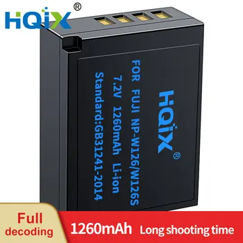 HQIX pentru Fujifilm XE3 XE1 X100F XA2 XT1 XT20 XT3 XE2S XE2 XA1 XM1 XA10 XA3 XT10 XT100 XA7 XA5 Camera NP-W126S Încărcător de Baterie 3