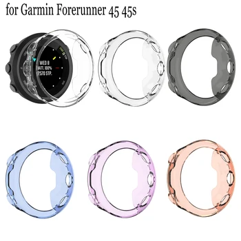 Husa silicon Cover Pentru Garmin forerunner 45 45 Smartwatch TPU Cadru de Protecție Shell Pentru Garmin 45/45 Brățară Accesorii 5