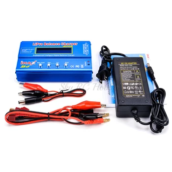 iMAX B6 Digital LCD Digital Inteligent Baterie Încărcător de Echilibru Pentru RC Lipo NiMH Baterie AC 12V 5A Adaptor Adaptor UE / SUA Plug 7