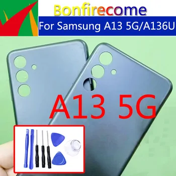 Inlocuitor Pentru Samsung Galaxy A13 5G A136 SM-A136U Locuințe Înapoi Caz Acoperire din Spate a capacului Bateriei Șasiu de Locuințe 3