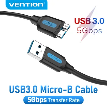 Intervenție USB Micro-B Cablu de Tip Micro Cablu de Transfer de Date Rapid Încărcător Cablu pentru Hard Disk Samsung USB 3.0 Micro-B Cablu de Date 13