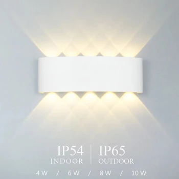 IP65 LED Lampă de Perete Impermeabil în aer liber Garden Lumina de Perete din Aluminiu, Interior, Dormitor, Camera de zi Lumini AC85-265V Decor de Prindere 14