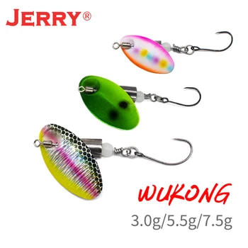 Jerry AR-S Spinner Bait Păstrăv Pescuit Spinning Tengsten Metal Lamă Rotativă Swival Brațul Momeală Artificială Biban Stiuca 6