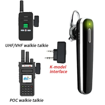 K mod setul cu cască Bluetooth walke talkie talkie-walkie căști fără fir woki toki vox asv pentru baofeng uv5r uv-5r uv 5r bf888S radio 12