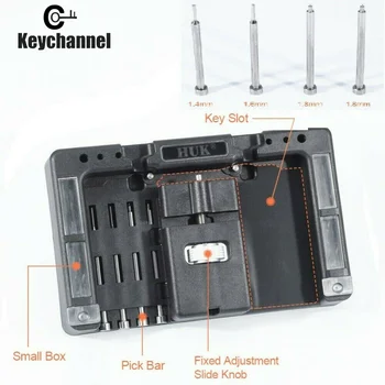 Keychannel 1BUC HUK Cheie cu Instrumentul de Reparare Flip-Cheie Vice De Flip-cheie Pin Remover Lăcătuș Instrument Pentru KEYDIY XHORSE VVDI-i îndepărta Fix Pin 12