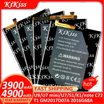 KiKiss Baterie Pentru GOME U9/U7mini U7 mini/U7/S1/K1/notă C72/T1 GM2017D07A 2016G68A Batterij + Track NR 9