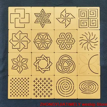 kit de broderie mozaic Mână cont de cusut, instrumente de Desen Quilting conducător Acrilice Sashiko design mucegai Șablon