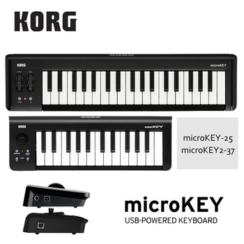 Korg microKEY25 microKEY2-37 Powerable USB MIDI Keyboard Controller Sintetizator Tambur de Cablu Electric Pian Digital, iPad, mac, pc 5