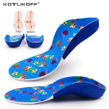KOTLIKOFF Copii Branț Ortopedice Profesionale de Suport Arc Picior Plat OX Picioare-de-Copii Ortezare Tălpi de Pantofi cu Toc Introduce Picior de Îngrijire 4