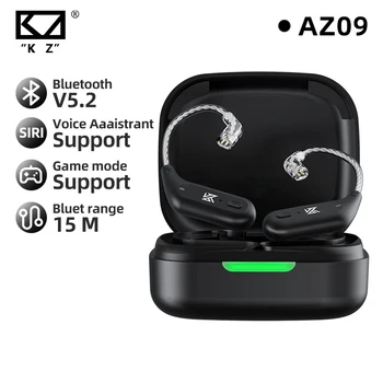 KZ AZ09 HD Compatibil Bluetooth Module 5.2 Căști Wireless Upgrade Cablu HIFI Wireless Cârlig Ureche CPIn Cu Încărcare Bin 11