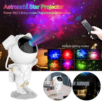 LED Astronaut Proiector pentru Copii Dormitor Lumina de Noapte Proiector Înstelat Galaxy Star Veioza de Proiecție Jucarii pentru Fete Baietii Cadou 11