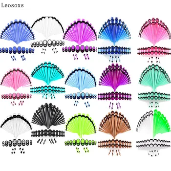 Leosoxs Explozie Ureche Acrilice Set Extensie 36buc/lot Ureche Extensia Piercing Bijuterii 16