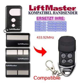 Liftmaster Telecomanda 433mhz Compatibil Liftmaster 4335E 4330E 4333E 4332E Poarta de la Distanță Ușa de Garaj 433,92 mhz 5